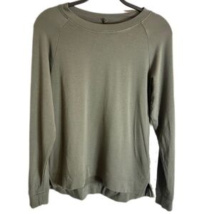 Lou & Grey Signature Soft dark Green Women’s Small Crew Neck Sweatshirt
